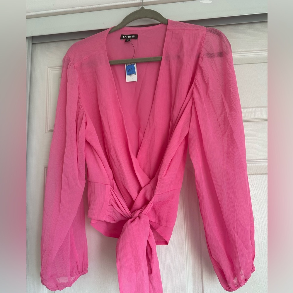 Express New with Tags top. Blouse. Size large . Pink
